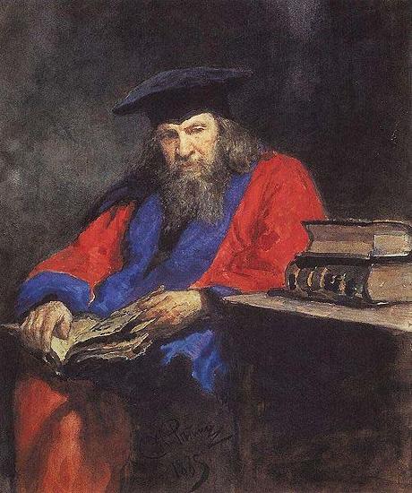 Ilya Repin Portrait of Mendeleev oil painting image
